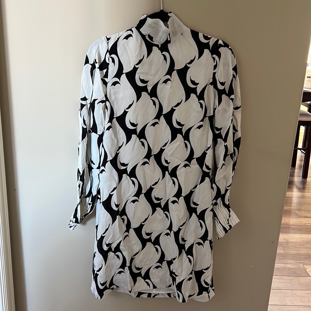 Reiss Azzura Swirl Printed Shift Dress